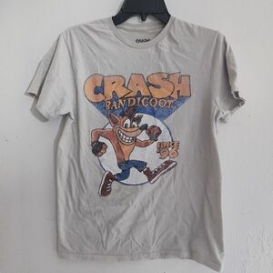 Graphic Crash Bandicoot T-Shirt - Gray